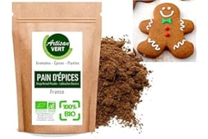 Pain d'épices Préparation Traditionnelle ★ Délicieux mélange St Nicolas, Recette Maison ★ tradition Noël ★ 100G