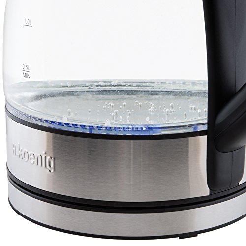 H.Koenig BO28 Glas-Wasserkocher, 1,7 L Volumen, 2200 W - 4