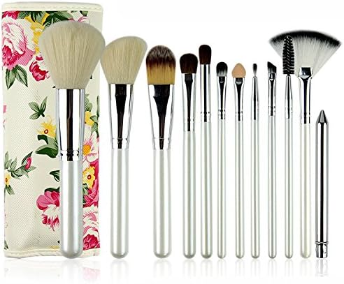 XUAN 12 Pearl White super soft rose makeup brush handle beauty Kit