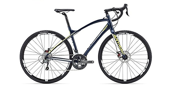 Giant Anyroad 1 28 Inches Cyclocross Blue White Green 16 Amazon De Sports Outdoors