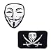 Produktbild Oyster-Patch V für Vendetta Maske Tactical Patch Haken & Schleife, 2pc