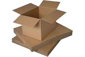 TRENDWEARZ 432x318x267mm Brown Cardboard Boxes MAILING Gift Packet Carton for Posting Royal Mail Parcel Mailers 17x12.5x10.5 Inches 5pcs