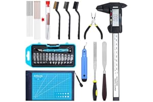 KEESIN 3D Printer Tool Kit, incluye herramienta de depuración, herramienta de limpieza y extracción con bolsa de almacenamiento, juego de accesorios de impresora 3D para imprimir impresiones 3D