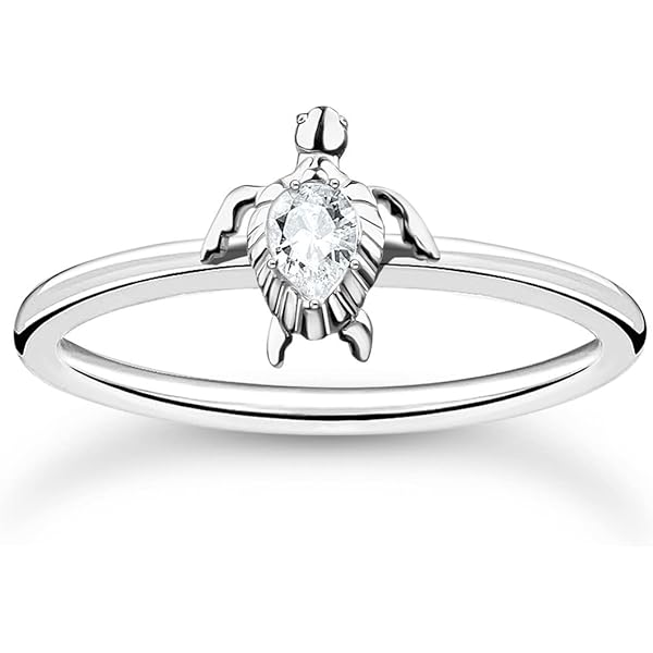 Thomas Sabo ring vintage witte stenen zilver 925 sterling zilver TR2325-051- 14-50