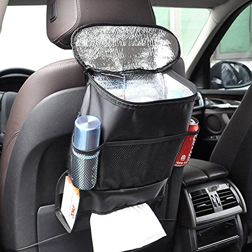 UrCool car seat organizer auto seat back organizer multi-pocket travel storage bag - 4