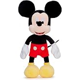 Simba Toys &ndash; Plush Disney Mickey Mouse 35 cm with Red Trousers, Soft and Pleasant Material, 100% Original, Suitable for Boys