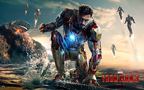 Remarkable Poster's Robert Downey Jr. Iron Man 12 x 18 Inch Poster Ultra HD Multicolour Unframed Rolled Print