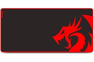 Redragon KUNLUN - Tappetino per Mouse da Gioco, Taglia XXL, Colore: Rosso, RED-P006A