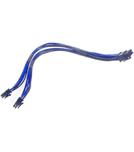 Câble Adaptateur PCI-e 6 Pin Vers 8 Pin Dual Pour Mac Pro - 30 Cm, Neuf, IHaospace