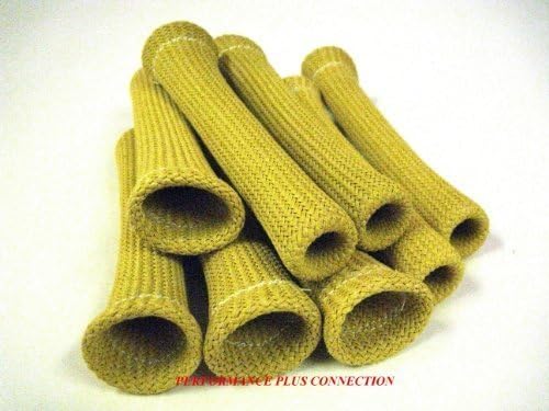 Yellow Heat Protector Insulating Fire Sleeve Spark Plug Wire Boot 8 Cyl by Performance Plus Connection