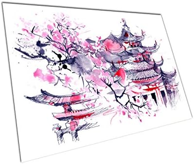 EAPoster PINK JAPAN WALL ART LARGE A1 POSTER 33 X 23 INCH