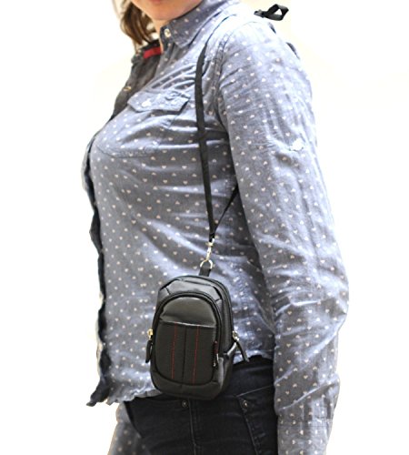 Navitech schwarze Digital Kamera Tasche f  r das Sony Alpha 5000 system camera  Full HD  20 megapixels  Exmor APS-C HD CMOS sensor  7 6 cm