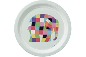Petit Jour Paris - EL705P - Assiette bébé Elmer - des proportions idéales!, multicolore