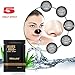 Black Mask, Deep Cleansing purifying peel off Mask, Mineral Mud Blackheads Acne Nasal Membrane , Deeply Root Out Acne, Blackheads and Strawberry Nose , Tearing style Deep Cleansing Nose Mask(15pcs)