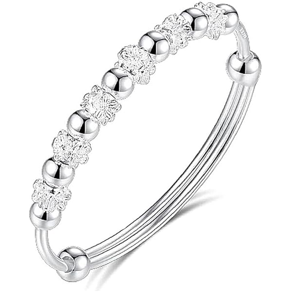 Seleneva Braccialetti in argento farfalla per le donne 26 lettera iniziale A-Z bracciale gioielli regali per mamma figlia nipote zia sorella amici collega amante per Natale compleanno laurea, Grande