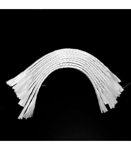 BENECREAT 50 M Mèches Rondes Pour Lampe à Huile Mèche De