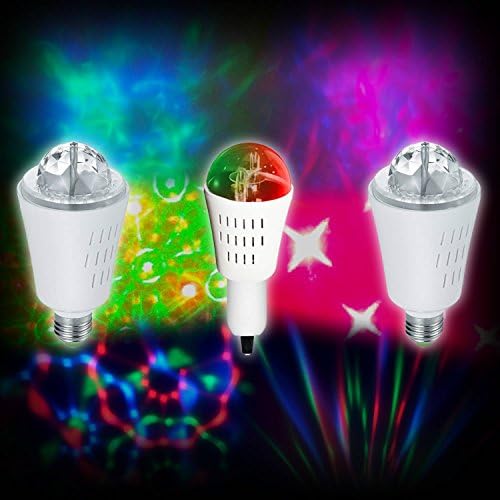 Set of 3 LED Bulbs Light Effects Special Effect Magic inolights