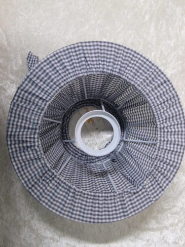 Clayre & Eef Lampenschirm Grau Ø 22×13 cm E27 - 3