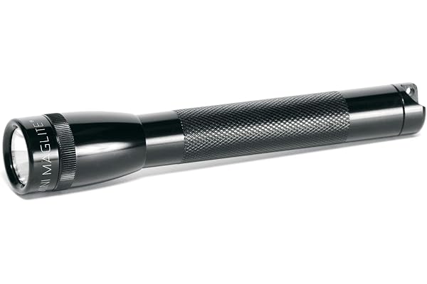 Maglite - Lampe de poche compacte Mini M2A - IPX4 - 2 piles AA - 14 lumens - 14cm - Noir