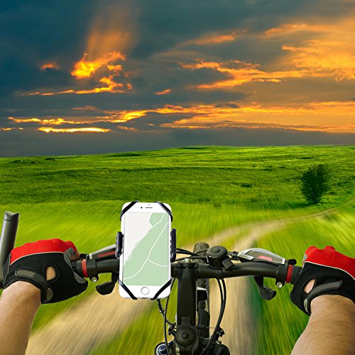 MYCARBON Supporto da Bici per Smartphone Sostegno Smartphone Bici Porta Cellulare Bici MTB Moto Supporto Telefono Ruotabile a 360 Gradi