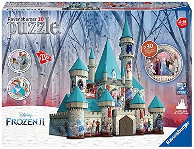 Ravensburger - Puzzle 3D - Building - Château de La Reine des Neiges / Disney - 11156
