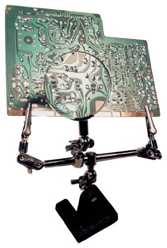 Löthilfe, Dritte Hand mit Lupe