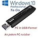 Produktbild Unleashed-Shop-Bolt Microsoft Windows 10 Pro Professional to Go 64 Bit USB Stick - Vollversion - Lizenz Key - Lizenzschlüssel - 1 Aktivierung