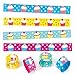 Price comparison product image Cool Cupcakes Snap-on Bracelets for Children to Wear - Perfect Toy Party Bag Filler Loot Gifts for Kids (Pack of 4)