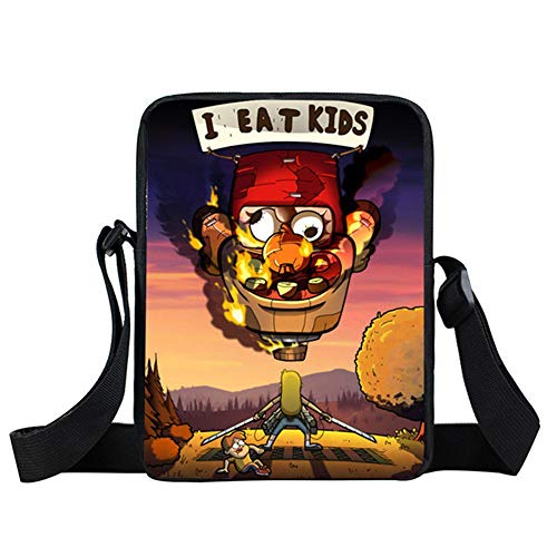 Preisvergleich Produktbild Gravity Falls Umhängetasche Umhängetaschen Multifunktionsreisetasche Casual Outdoor Bag Printed Messenger Bag Unisex (Color : A23, Size : 17 X 6 X 23cm)