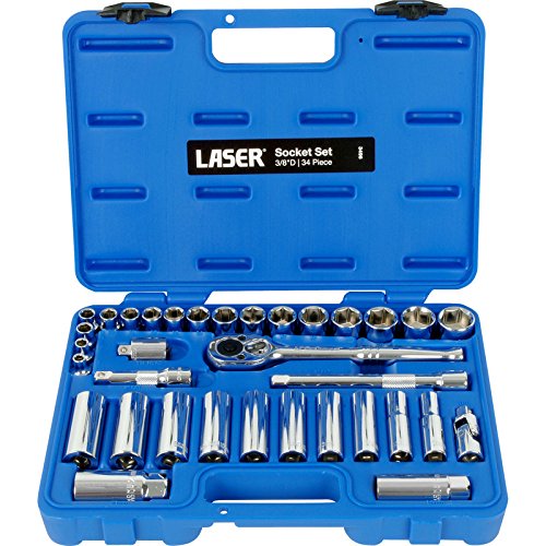 Preisvergleich Produktbild 34 PCS Laser Metrisches Socket Set