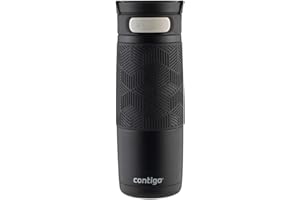 Contigo Vaso Termico Transit Autoseal, Termo Café, Taza de Viaje en acero inoxidable, Vaso Termo antigoteo, Copa con Tapa fácil de limpiar sin BPA, 470 ml