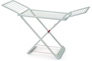 Dekohome Séchoir Étendoir à Linge Pliable avec Ailes Vert, Surface de Pose de 20 m, fabriqué en résine résistante, avec Verrouillage de sécurité, résistant au Soleil et aux intempéries