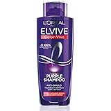 L'Oréal Paris Shampoo Antigiallo Color Vive Purple, Shampoo Antigiallo Per Capelli Schiariti, Biondi, Decolorati E Grigi, 200