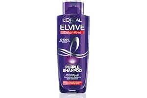 L'OREAL PARIS L'Oréal Paris Shampoo Antigiallo Color Vive Purple, Shampoo Antigiallo Per Capelli Schiariti, Biondi, Decolorati E Grigi, 200 Ml