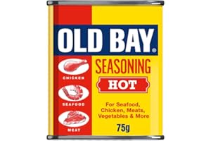 Old Bay Hot Seasoning 75 G Flavourful Taste Blend of 14 Herbs and Spices and Chilli with Chilli Flakes Versatile Spice, All-purpose Seasoning Perfect for Meat, Chicken, Pasta and Pop Corn