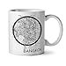 Produktbild Thailand Bangkok Karte Big City Weiß Tee Kaffee Keramik Becher 11 OZ Wellcoda