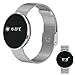 Produktbild Bluetooth Smartwatch, HimanJie Wntelligente Armbanduhr Fitness Tracker Armband Sport Uhr mit /Kamera/Schrittzähler/Schlaftracker/Romte Capture Kompatibel fur Android iphone ios Samsung Sony Huawei Damen Herren (silber)