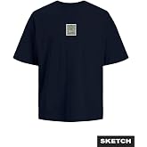 JACK &amp; JONES Erkek Tiş&ouml;rt JORMARK POSTER TEE SS CREW NECK TR SS25