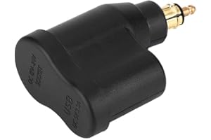 HLYJOON 1250 Gs Adventure + Adattatore Usb Accendisigari 12-24V 3.3A Caricabatterie Doppio Usb Per Moto Adattatore Di Alimentazione Accendisigari Per Spina Din Hella