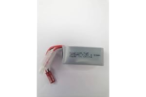 RoaringTop 2S 350mAh 7.4V 25C LiPo Batteria morbida JST per RC Aereo Quadcopter Elicottero Drone Quadcopter FPV Model Racing (1 confezione)