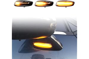 MKptopia Lot de 2 feux clignotants LED Compatible avec Peu-geot 308/207/3008/5008 et Compatible avec Citro-ën C4/C3/C5/DS3/DS4