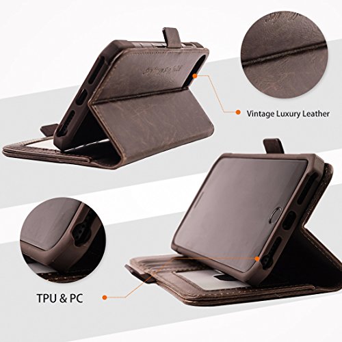 Magn tico iPhone 6 6S 7 Cuero Billetera Funda Desmontable 2 en 1 Cover Resee Ranuras para Tarjetas y Billetes Shock-Absorci n Cover - caf reviews Magn tico iPhone 6 6S 7 Cuero Billetera Funda Desmontable 2 en 1 Cover Resee Ranuras para Tarjetas y Billetes Shock-Absorci n Cover - caf