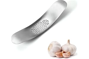 YUUSIKCO Presse-ail - Presse-ail en Acier Inoxydable Moulin à ail Outils de Fabrication d'ail