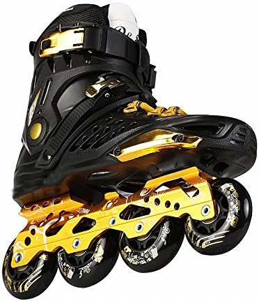 XIE Skates Adult Men and Women Roller Skates Inline Roller Skates Skates Flat Flower Shoes Adult Fancy Shoes,B,40