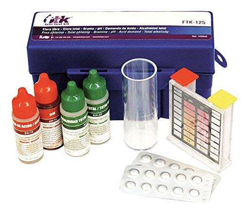 Estuche FTK-125 Fast Test Kit Cloro Libre/Total, Bromo pH Y Alcalinidad