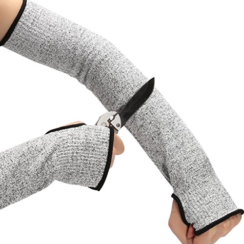 1 Paar Schnitt resistent ?rmeln Schnitt Knit Sleeves Armschutz Anti-Schnitt - 2