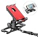 Produktbild Techfection Tablet Halterung Faltbare Fernbedienung Handy Ständer Aluminium-Legierung Halter Extender mit Lanyard 4-12 Zoll für DJI Mavic Air Mavic Spark