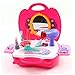 Produktbild BOWA 21 Stück prinzessin Make-up-Zubehör Schönheit Kosmetik-Set in einem Koffer Mädchen Kinder Rollenspiel Spielzeug