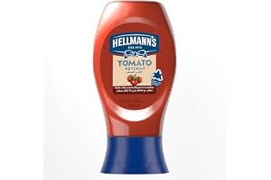 Hellmann's Tomato Ketchup, Classic Flavour, For Dips, Fries & Sandwiches, 100% Recycled Plastic Bottle, 290g