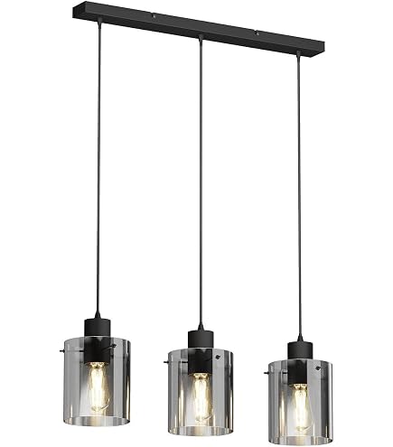 ZWEITE WAHL | BRILLIANT Pendelleuchte Relax – 3-flg, Chrom/weiß, Höhenverstellbar, Für E27 Lampen
